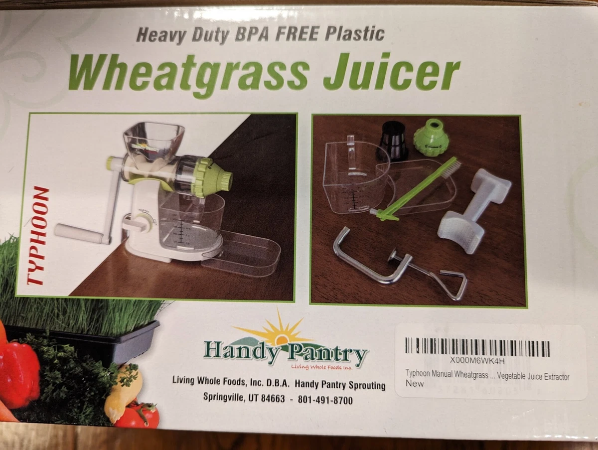 Juicer for top leafy greens
