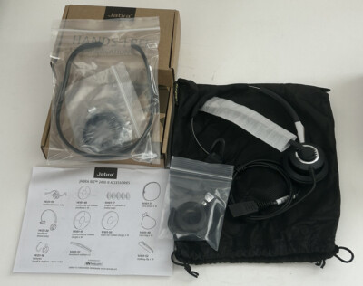 Jabra BIZ 2400 II Mono 3-1 Wired Headset 2406-820-205 - Black