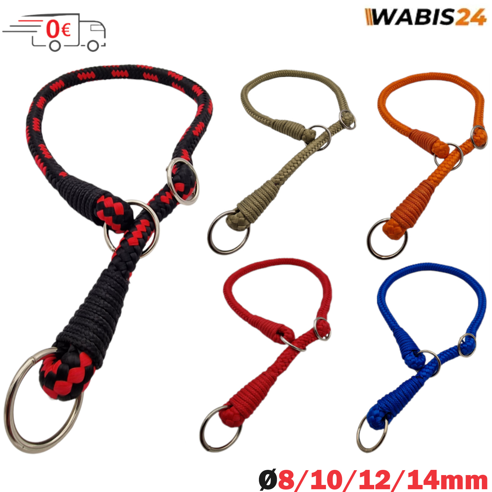 Hundehalsband Zugstopphalsband Würgehalsband Verstellbar Würger Nylon