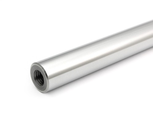 Präzisionswelle 30mm h6 geschliffen gehärtet, 100mm, Gewindebohrungen M14x30