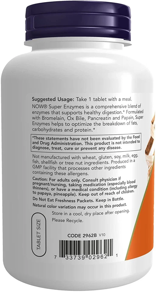 Súper enzimas, apoya la descomposición de grasas, carboidratos y proteínas - Imagem 3 de 4