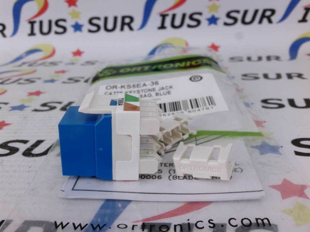 NSOP Ortronics ORKS5EA36 CAT5E Keystone Jack Blue eBay