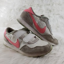 NIKE CN8559-107 White Pink Easy On Casual Shoes Youth Size US 2 EUR 33.5