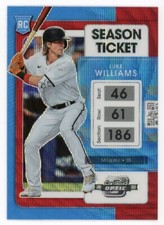 Luke Williams 2022 Chronicles Contenders Optic Rookie RC Ruby Wave Prizm #/199