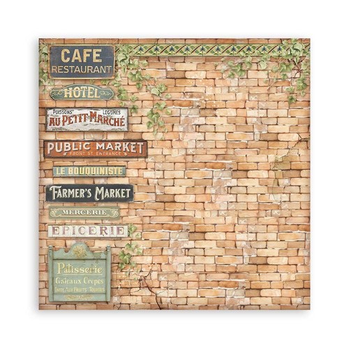 Stamperia ART OF TRAVELLING - MAXI PAD - 12" X 12" Single Sided - 22 SHEETS - Picture 10 of 24