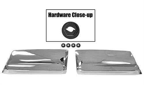 1966 Pontiac Gto, Lemans Avant Moulage Rocker Extension - Paire - Photo 1 sur 1