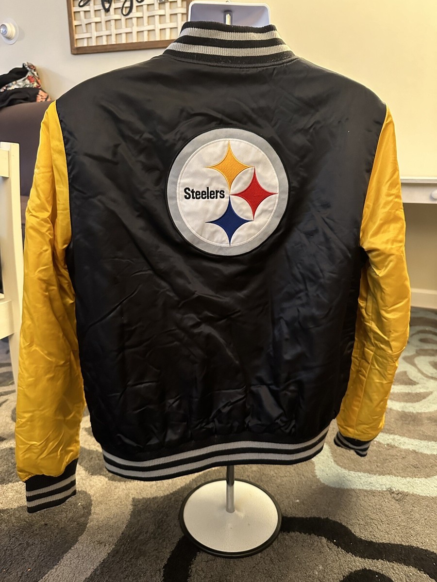 Vintage Pittsburgh Steelers NFL Pro Line Full Snap Jacket • Men's