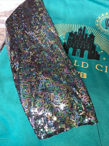 Universal Studios WICKED Sweatshirts SEQUINS Green Girls youth sizes sequined - Picture 8 of 11