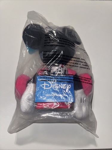 Vestido ToysRus Disney Just Play Minnie Mouse 14" Felpa Rosa Lunares Nuevo Sellado - Imagen 9 de 15