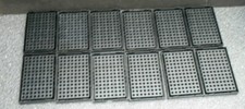 LOT OF 12 96 WELL RACK 5MM X 14MM