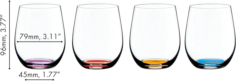 Vaso de vino Riedel The O Happy O, juego de 4 Foto 4 de 4
