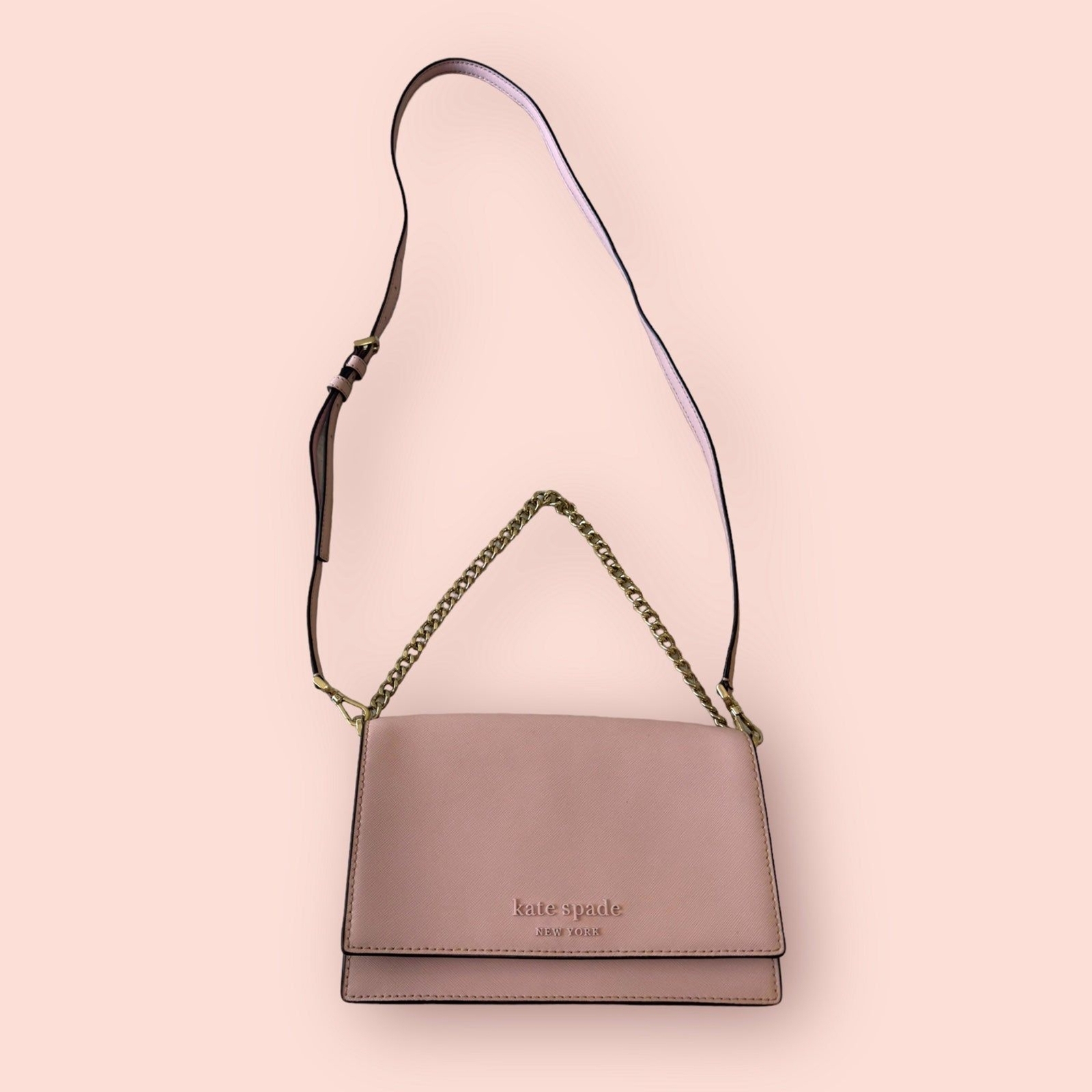 Kate Spade Cove Street Light Pink Crossbody Bag with … Gem