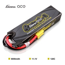 Gens Ace Bashing G-Tech 11.1V 120C 6800mAh 3S Lipo Battery EC5 For RC ARRMA US