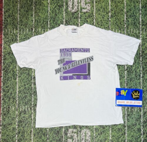 port authority vtg 99 Sacramento Kings basketball nba shirt Jersey Sz xl 8345