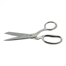 8" Bent Handle Dressmaker Shears Scissors - Made in Italy