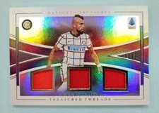 2002/21 Chronicles National Treasures Auturo Vidal Triple Jersey #TT-AV Card