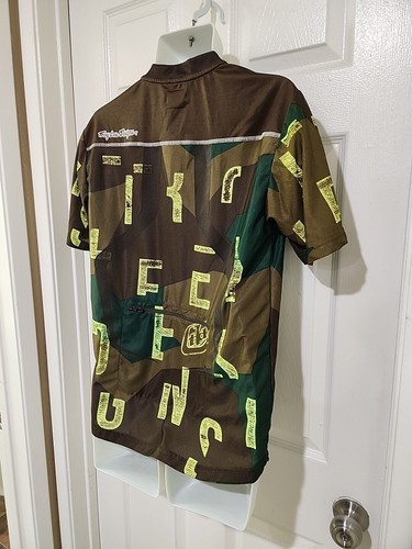 TROY LEE DESIGNS Men's Short Sleeve Jersey Zipper Back Pocket Camo Print - Picture 8 of 10