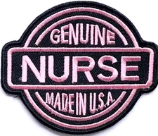 GENUINE NURSE USA LPN RN RPN MEDICAL MILITARY MOTORCYCLE VEST IRON ON PATCH B-15