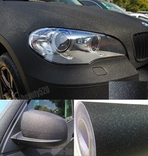 Whole Car Wrap Hot Matte Sparkle Glitter Vinyl Sticker Decal Black 50ft X 5ft