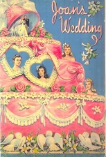 VINTAGE UNCUT 1942 JOAN'S WEDDING PAPER DOLLS ~HD LASER REPRODUCTION~LO PR~HI QU