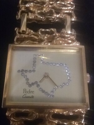 Vintage Pedre Quartz Texas Watch Gold Tone | eBay