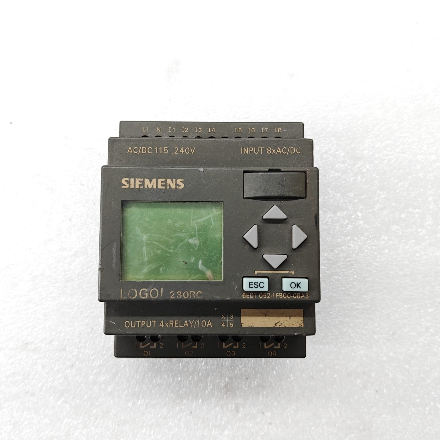 Siemens 6ED1052-1FB00-0BA3 LOGO 230RC LOGIC MODULE 115/230 VAC 230RC LOGO