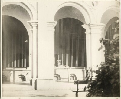 1880's PHOTO - INDIA TIGER IN THE ZOO ALIPORE CALCUTTA KOLKATA