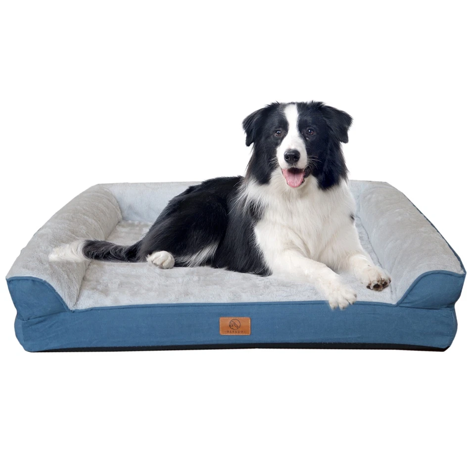 M/L/XL Dog Bed Orthopedic Foam Nesting Bed Removable Cover Warm Pet Crate Beds - Image 4 of 4