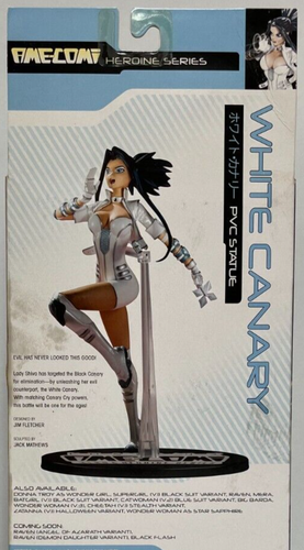 DC Direct Ame-Comi Heroine Series White Canary 1:10 Pre-painted PVC Statue MINT - Picture 11 of 19