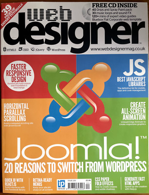 Web Designer Magazine Issue 220 With CD Tips & Techniques From Industry Expert
