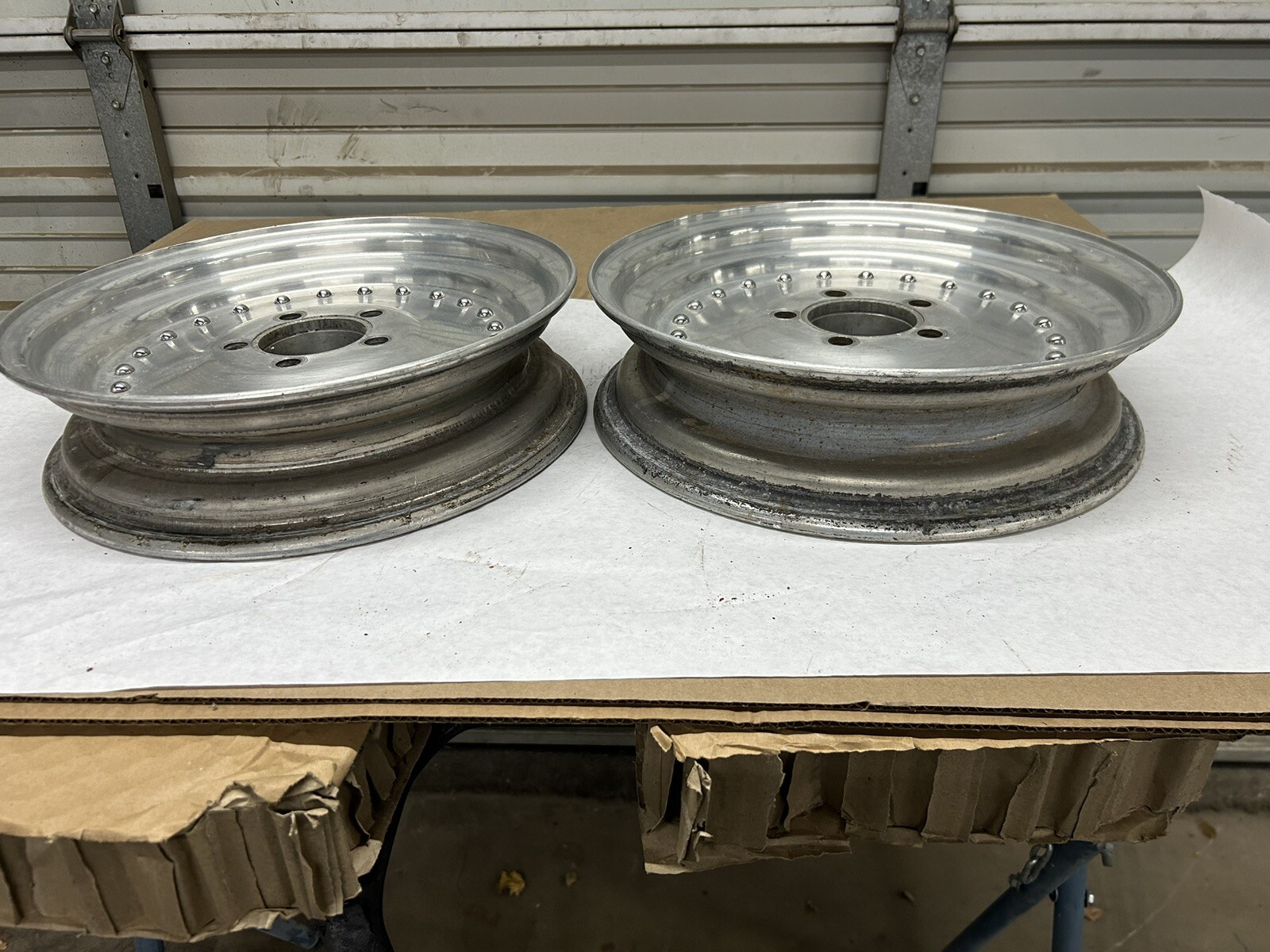 Centerline Auto Drags 15x3.5 Skinny Front Runners Ford Mopar Drag Race