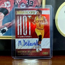 2015-16 HOOPS HOT SIGNATURES AUTO: MATTHEW DELLAVEDOVA - AUTOGRAPH CAVS / BUCKS