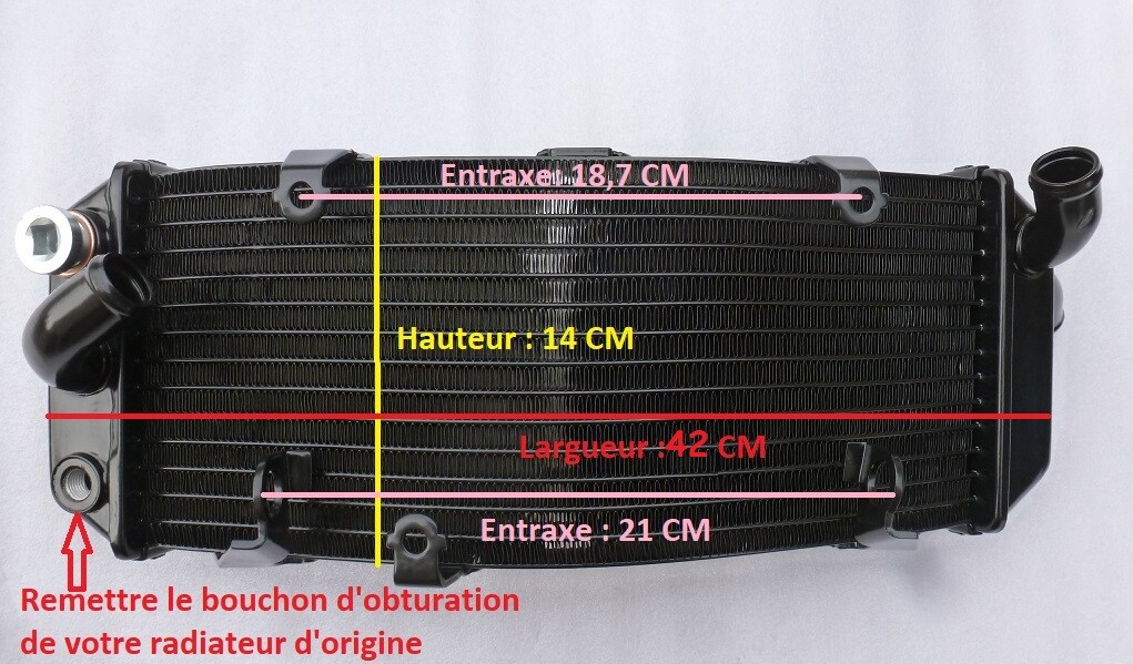 Préparez vos sorties en TMAX 500 avec ce radiateur neuf pour XP500 2004 à 2007 fiable