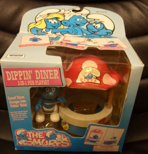 Vintage The Smurfs Dippin' Diner Playset, 1996 MIP! - Picture 1 of 1