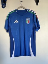 Adidas Italy National Team Blue Home Stadium Jersey Size M