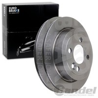 2X Eurobrake Bremsscheiben 259Mm Voll Hinten Passend FÜR Mini Mini | 5815204036