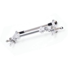 Front Powerless Axle Spare Parts Accessory Fit for Tamiya 1/14 Trailer RC Car