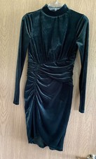 *NWT* EXPRESS Velour Ruched Holiday Dress Sz XS