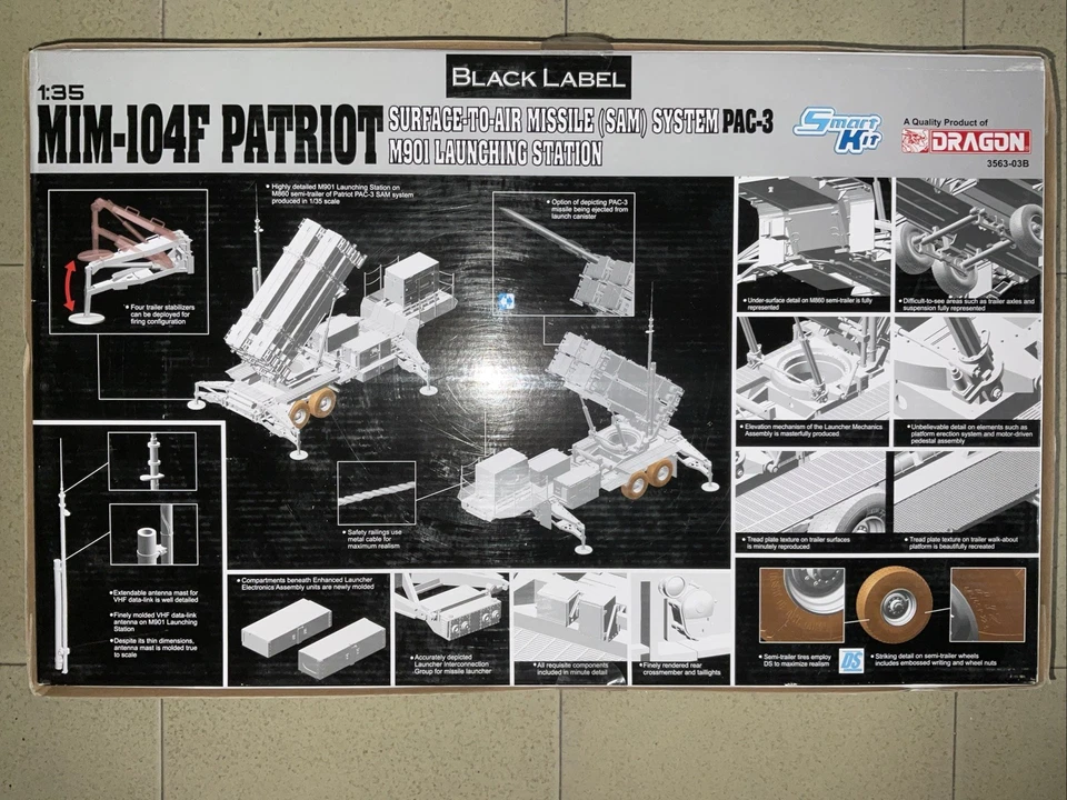 MIM-104F PATRIOT DRAGON 1/35 N.3563 Smart Kit - Immagine 2 di 3