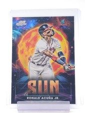 RONALD ACUÑA JR 2025 TOPPS CHROME PLANETARY PURSUIT SUN SSP #PPS-3 BRAVES Q2045