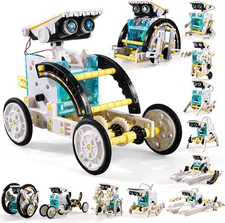 Toys for Ages 8-13,12-In-1 STEM Solar Robot Kit Toys Gifts for Kids 8 9 10 11 12