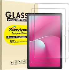 2 Pack Tempered Glass Screen Protectors for T-Mobile Revvl Tab 2 10.1" Bubble Fr