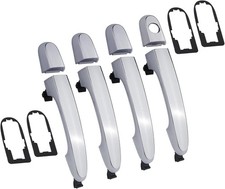 Exterior Door Handle Set 4PCS Chrome W/Gasket Pad Compatible with Kia Sorento 20