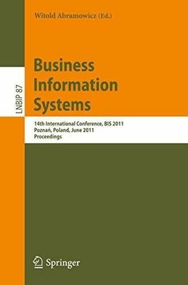Business Information Systems: 14th International Conference, BIS Buch Springer