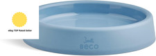 Cat Bowl - Food & Water Steady Bowl, Recycled Plastic, Non-Slip Rubber Bas