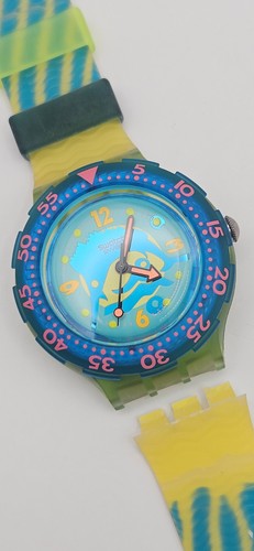 Swatch Scuba 200 Swordfish SDG101 – 1993 – NOS Perfect – Extra New Strap - Picture 3 of 15