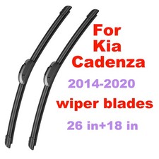 For Kia Cadenza 2014-2020 Windshield Wiper Blades 26 In18 In All-season Front