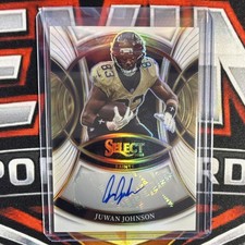 Panini Select Signatures Juwan Johnson #SP-JJN White Prizm /35 Autograph Saints