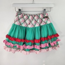 Matilda Jane On The Go Skirt Girl's 8 Wonderment Bows Tulle Holiday