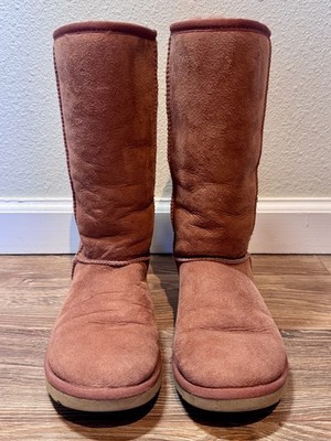 UGG Classic Women Tall Boot Auburn Red Reddish Brown Sienna Sz 6 Rare Color 